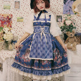 Miss Red ~ Sweet Printed Lolita JSK Dress by Infanta