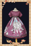 Ring Bells Far Away ~ Sweet High Waist Lolita OP Dress by Infanta