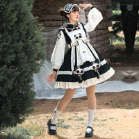 Panda's Shop ~ Sweet Vintage Lolita Dress Long Sleeve Dress
