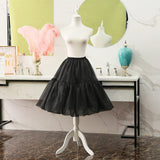 Casual Tea Length Lolita Petticoat Tulle Hoopless Cosplay Underskirt