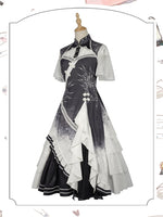 Lonely Crane Crows ~ Chinese Style Retro Lolita Dress