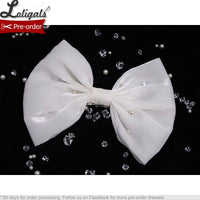 Pre-order ~ Girls' Party ~ Sweet Bow Lolita Headpiece by Alice Girl