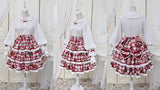 Strawberry & Plaid ~ Sweet 2021 Lolita Convertible JSK Dress by Alice Girl ~ Pre-order