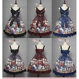 Fireworks Show ~ Kimono Style Printed Lolita JSK Dress by Magic Tea Party