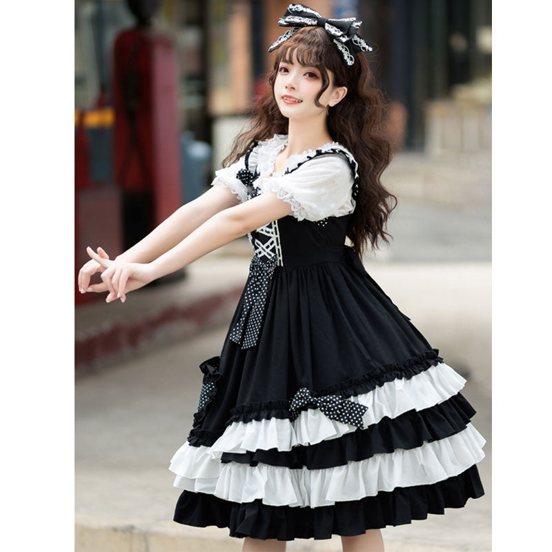 Brown Sugar Sweetheart Sweet Casual Lolita JSK Dress