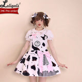 Pre-order ~ Sweet Milk ~ Lolita Bow Hair Clips by Alice Girl