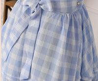 The Rhine River ~ Classic Sailor Collar Long Sleeve Plaid Lolita Dress by Strawberry Witch