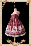 Dating Bears ~ Sweet Printed Lolita Dress Sleeveless Knee Length Dress by Infanta