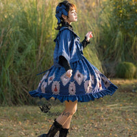 Nobody Lives ~Sweet Checkered Lolita JSK Dress by Magic Tea Party