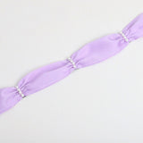 Lolita Pearl Sash Belt Vintage Bow Hair Wrap