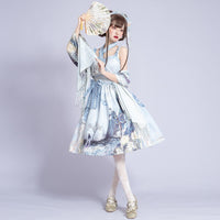 Peony Pavilion ~ Vintage Qi Style Lolita Dress Hanfu Costume by YLF