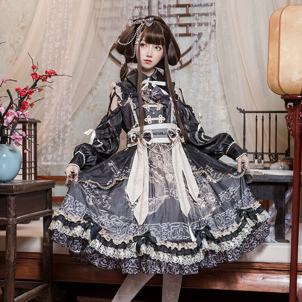 Dragon & Poem ~ Vintage Lolita JSK Dress by OCELOT