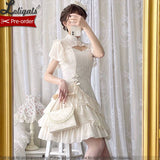 Pre-order ~ The Princess ~ Vintage Qi Lolita Dress Short Sleeve Party Dress by Alice Girl