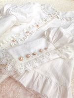 Sweet Cotton Shirt Long Sleeve Lolita Blouse by Yiliya