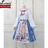 Days in London ~ Sailor Collar Long Sleeve Lolita Blouse by Alice Girl ~ Pre-order