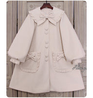 Pre-order Lolita Coat ~ Good Girl ~ Sweet Single Breasted Long Winter Coat by Alice Girl