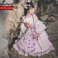 Fish in Dream ~ 2020 Qi Style Lolita Dress w. Detachable Sleeves by Magic Tea Party