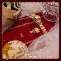 Festival Lantern ~ Sweet Lolita Knitted Stockings Thigh High Socks