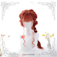 Harajuku Curly Long Lolita Wig Red Cosplay Wig