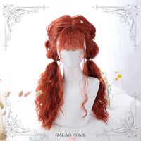 Harajuku Curly Long Lolita Wig Red Cosplay Wig