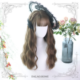 Hollian ~ Harajuku Long Curly Wig Wavy Lolita Wig with Bangs
