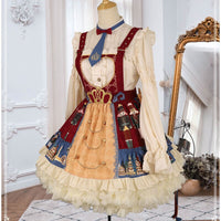 Clara Merry Christmas ~ Sweet Printed Lolita JSK Dress by YLF