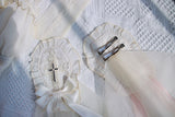 The Cross ~ Gothic Lolita Headpiece Hair Clip w. Veil by Alice Girl ~ Pre-order