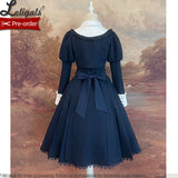 Green College ~ Preppy Style Long Sleeve Lolita Dress by Alice Girl ~ Pre-order