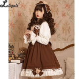 Mousse Bear ~ Vintage Lolita JSK Dress by Yomi