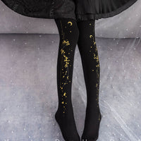 Bunny on the Moon ~ Chinese Style Lolita Tights by Yidhra