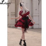 River Seine ~ Gothic Lolita Corset Dress w. Shrug Top