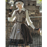 The Adventure ~ Punk Style Wool Lolita Skirt / Vest by Infanta