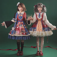 Clara Merry Christmas ~ Sweet Printed Lolita JSK Dress by YLF