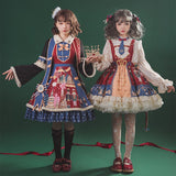 Clara Merry Christmas ~ Sweet Printed Lolita JSK Dress by YLF