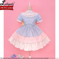Candy Cat ~ Sweet Short Sleeve Lolita Dress by Alice Girl ~ Pre-order