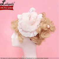 Candy Cat ~ Sweet Lolita KC Headpiece by Alice Girl ~ Pre-order