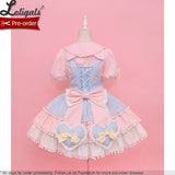 Candy Cat ~ Sweet Lolita Salopette Dress by Alice Girl ~ Pre-order