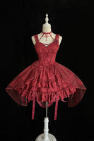Bleeding Rose ~ Gothic Lolita Corset Top & Skirt Set by Alice Girl ~ Pre-order