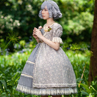 Afternoon Tea ~ Sweet Cotton Lolita OP Dress by Infanta