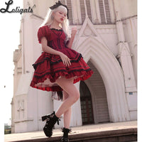 River Seine ~ Gothic Lolita Corset Dress w. Shrug Top