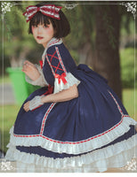 Miss Snow ~ Royal Princess Short Sleeve Lolita Dress by Yomi