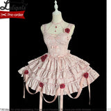 Bleeding Rose ~ Gothic Lolita Corset Top & Skirt Set by Alice Girl ~ Pre-order