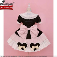 Candy Cat ~ Sweet Short Sleeve Lolita Dress by Alice Girl ~ Pre-order
