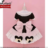 Candy Cat ~ Sweet Short Sleeve Lolita Dress by Alice Girl ~ Pre-order