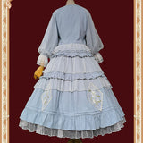 Blooming Lily ~ Country Style Cotton Lolita Top & Skirt Set by Infanta