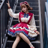 Fruit & Bear ~ Sweet Short Lolita Skirt Suspender Skirt by Yomi