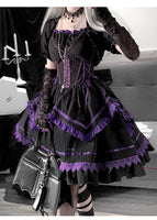 River Seine ~ Gothic Lolita Corset Dress w. Shrug Top