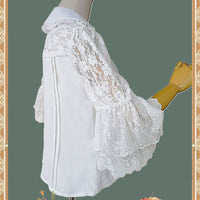 Sweet Women's Shirt Vintage Flare Sleeve Lolita Blouse by Infanta