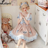 The Shepherd ~ Sweet Short Sleeve Dress Casual Lolita Dress by Yomi