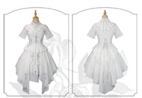 Foggy Thorns ~ Military Style Short Sleeve Lolita Dress by YLF